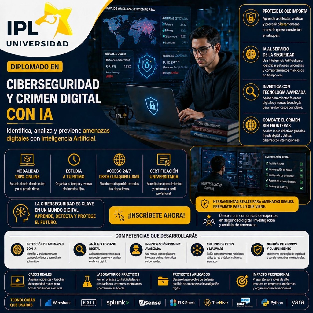 Ciberseguridad y Crimen Digital con IA