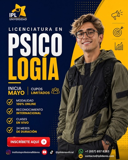 [PSI-EC-LIC] Licenciatura en Psicología (24 meses)