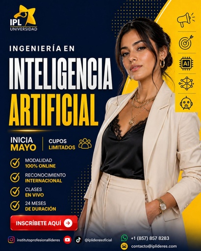 [IIA-EC-LIC] Ingeniería en Inteligencia Artificial (24 meses)