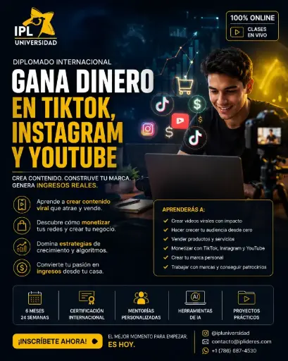 IPL Money Academy Aprende. Crea. Monetiza. Construye tu futuro digital.